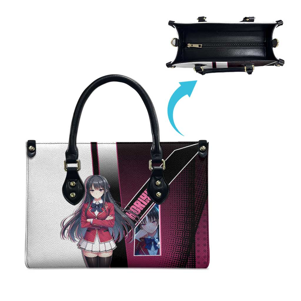 Suzune Horikita Leather Bag Elegant School Anime Style