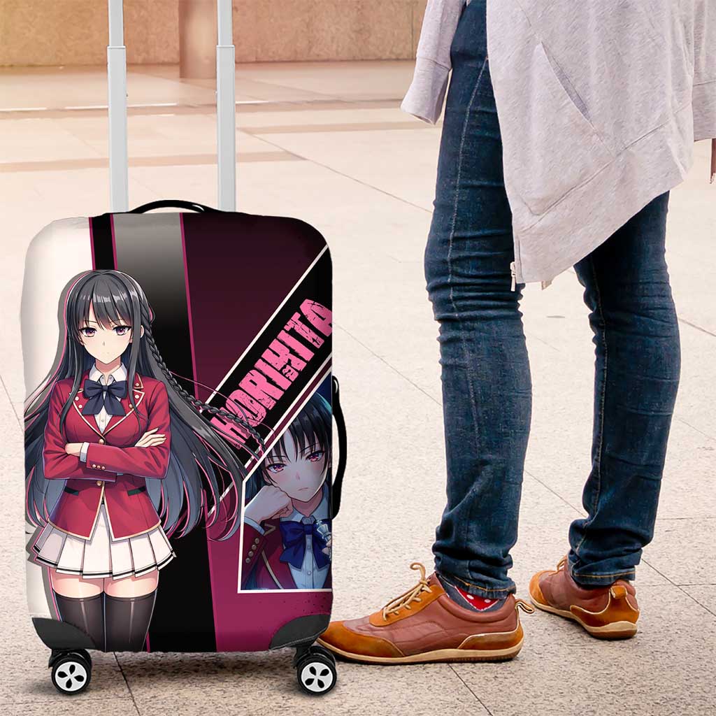 Suzune Horikita Luggage Cover Elegant School Anime Style