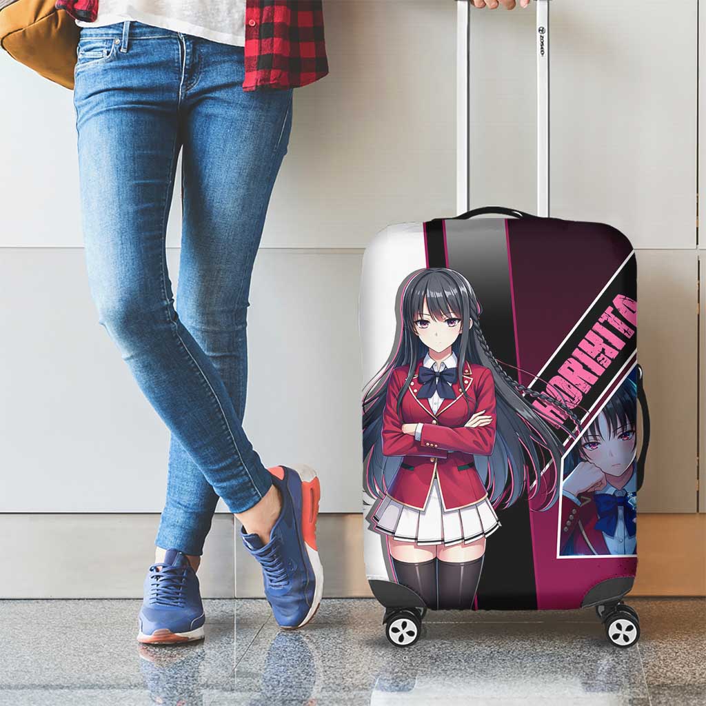 Suzune Horikita Luggage Cover Elegant School Anime Style