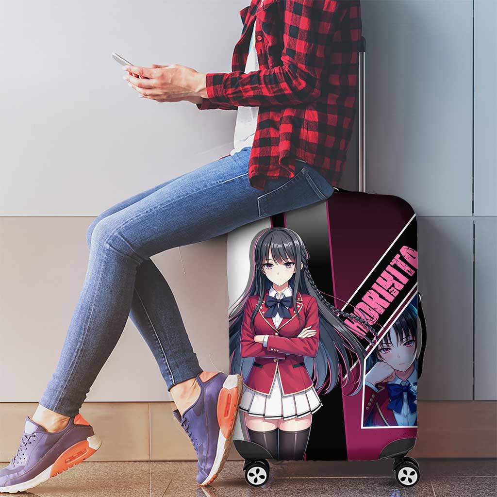 Suzune Horikita Luggage Cover Elegant School Anime Style