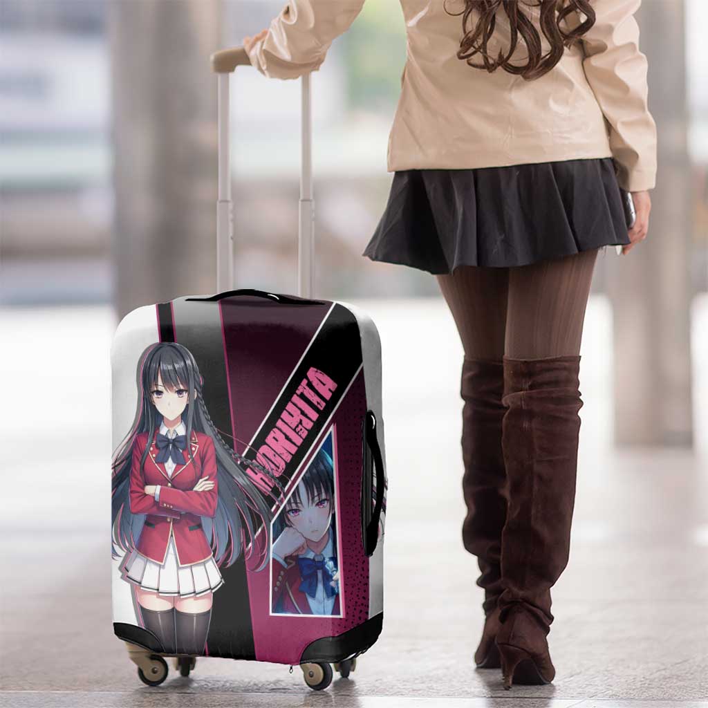 Suzune Horikita Luggage Cover Elegant School Anime Style