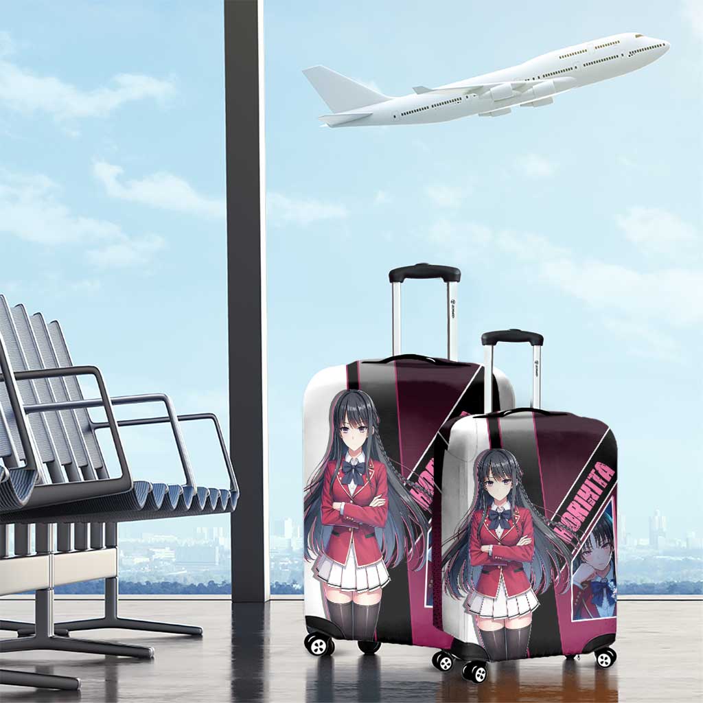 Suzune Horikita Luggage Cover Elegant School Anime Style