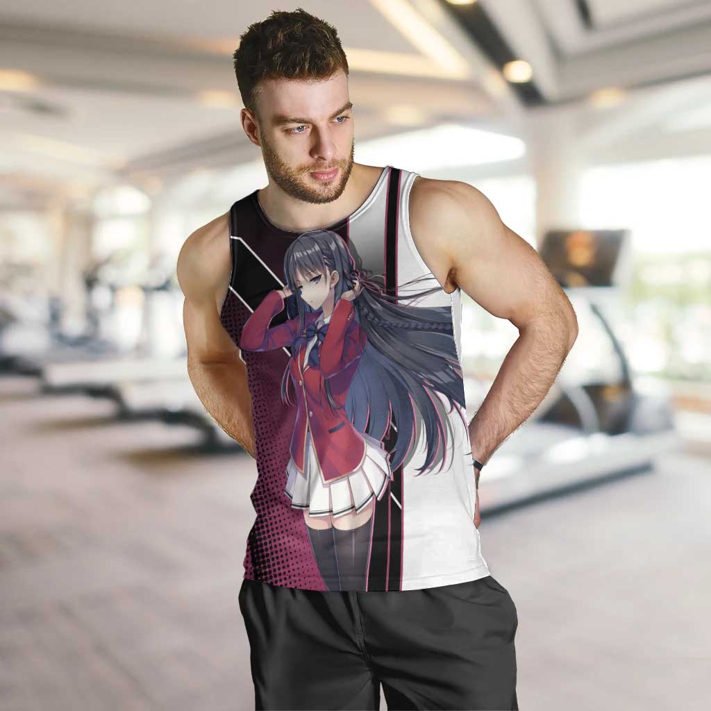 Suzune Horikita Men Tank Top Elegant School Anime Style