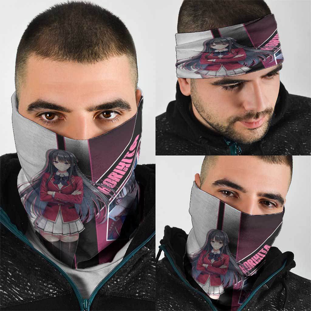 Suzune Horikita Neck Gaiter Elegant School Anime Style