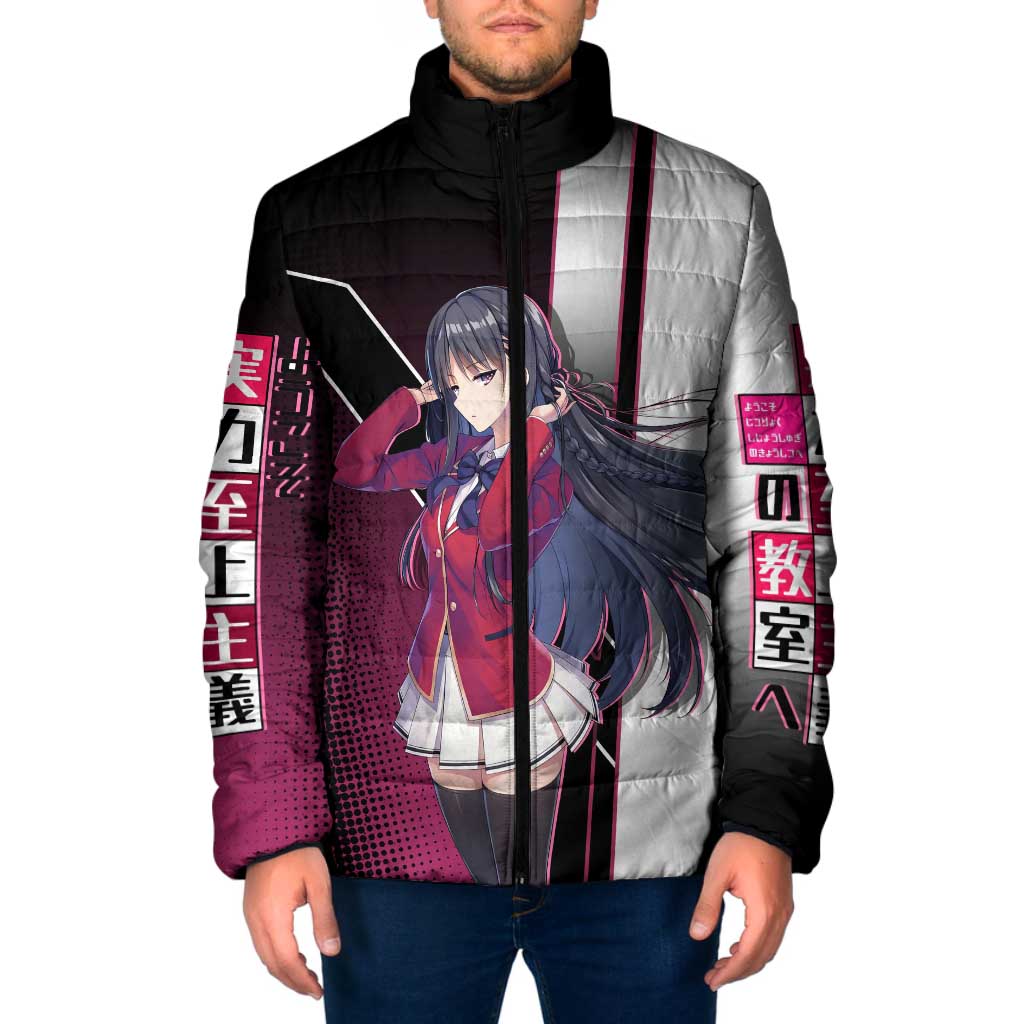 Suzune Horikita Padded Jacket Elegant School Anime Style