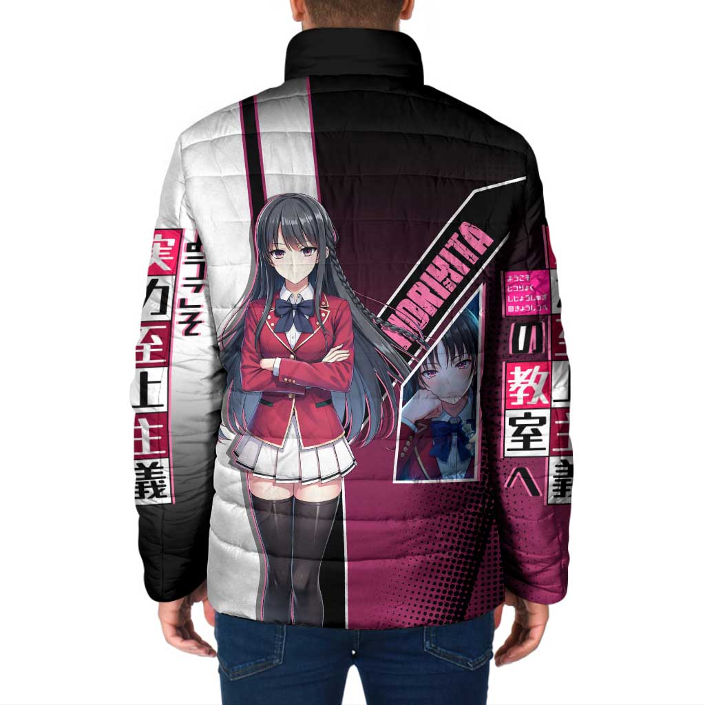 Suzune Horikita Padded Jacket Elegant School Anime Style