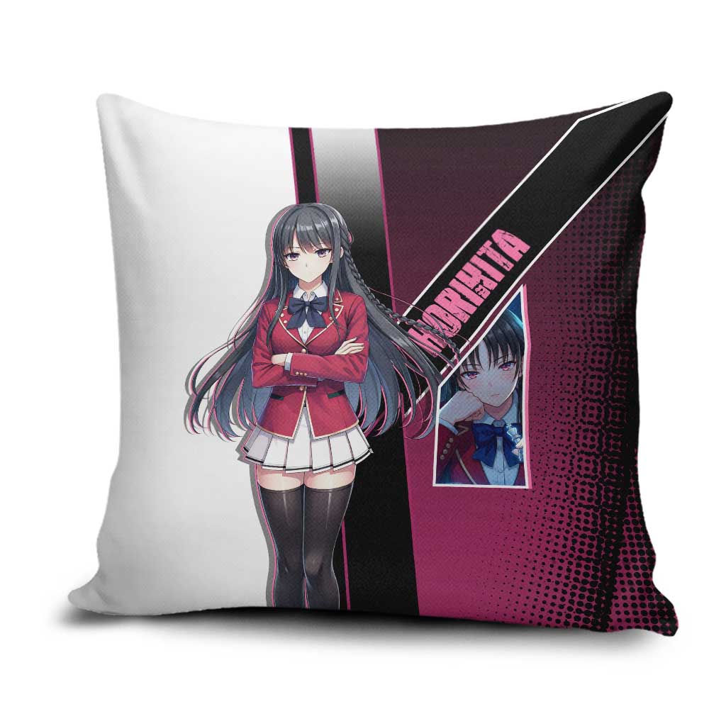 Suzune Horikita Pillow Cover Elegant School Anime Style