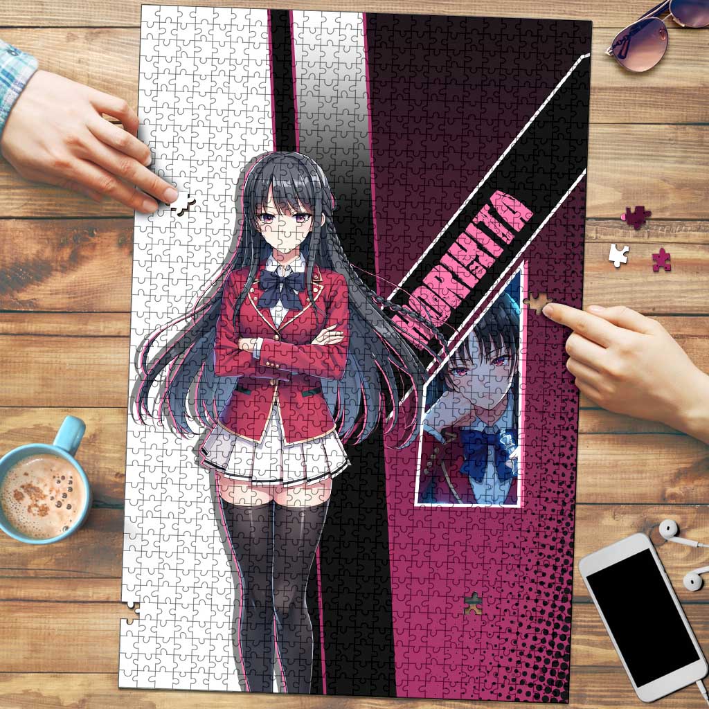 Suzune Horikita Puzzle Elegant School Anime Style