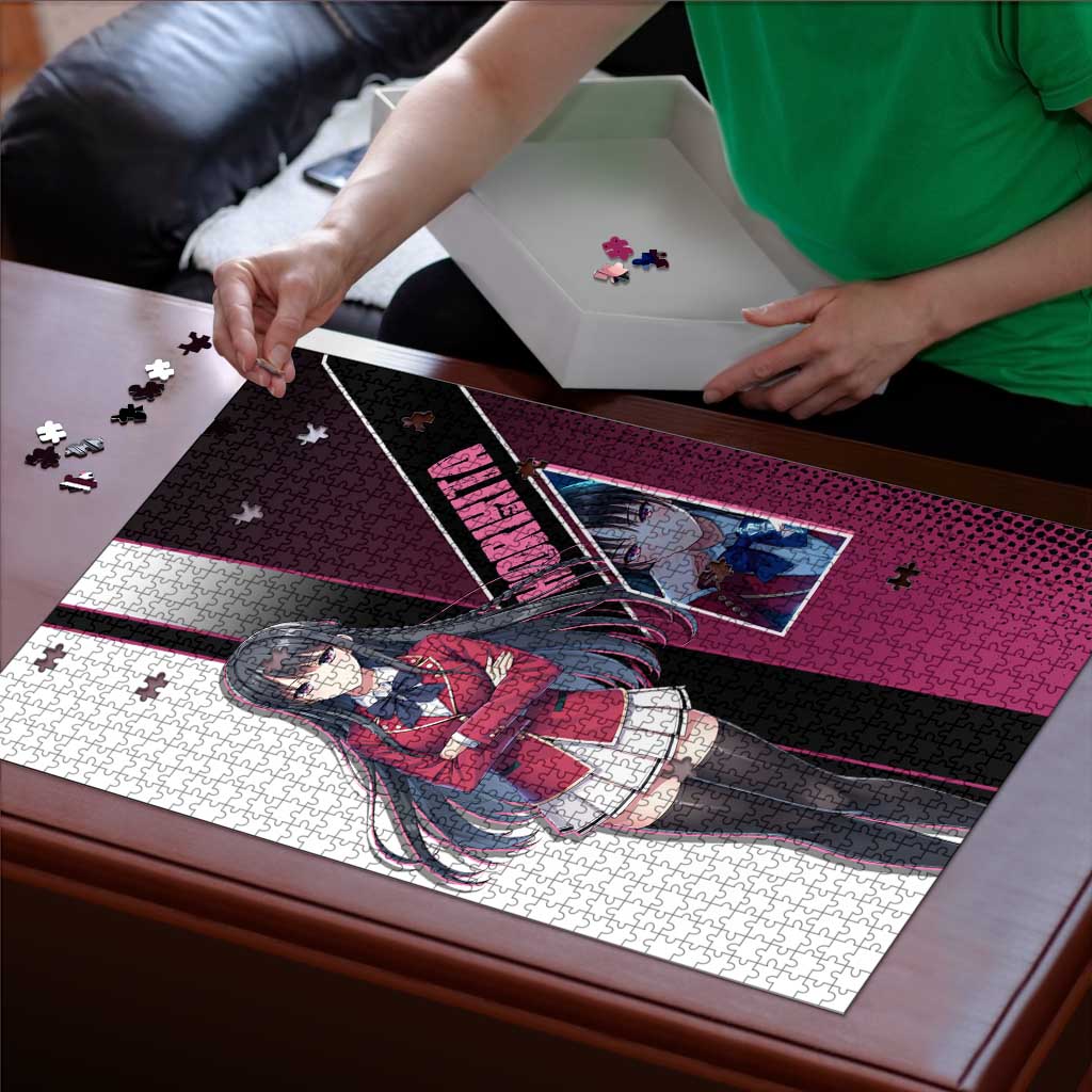 Suzune Horikita Puzzle Elegant School Anime Style