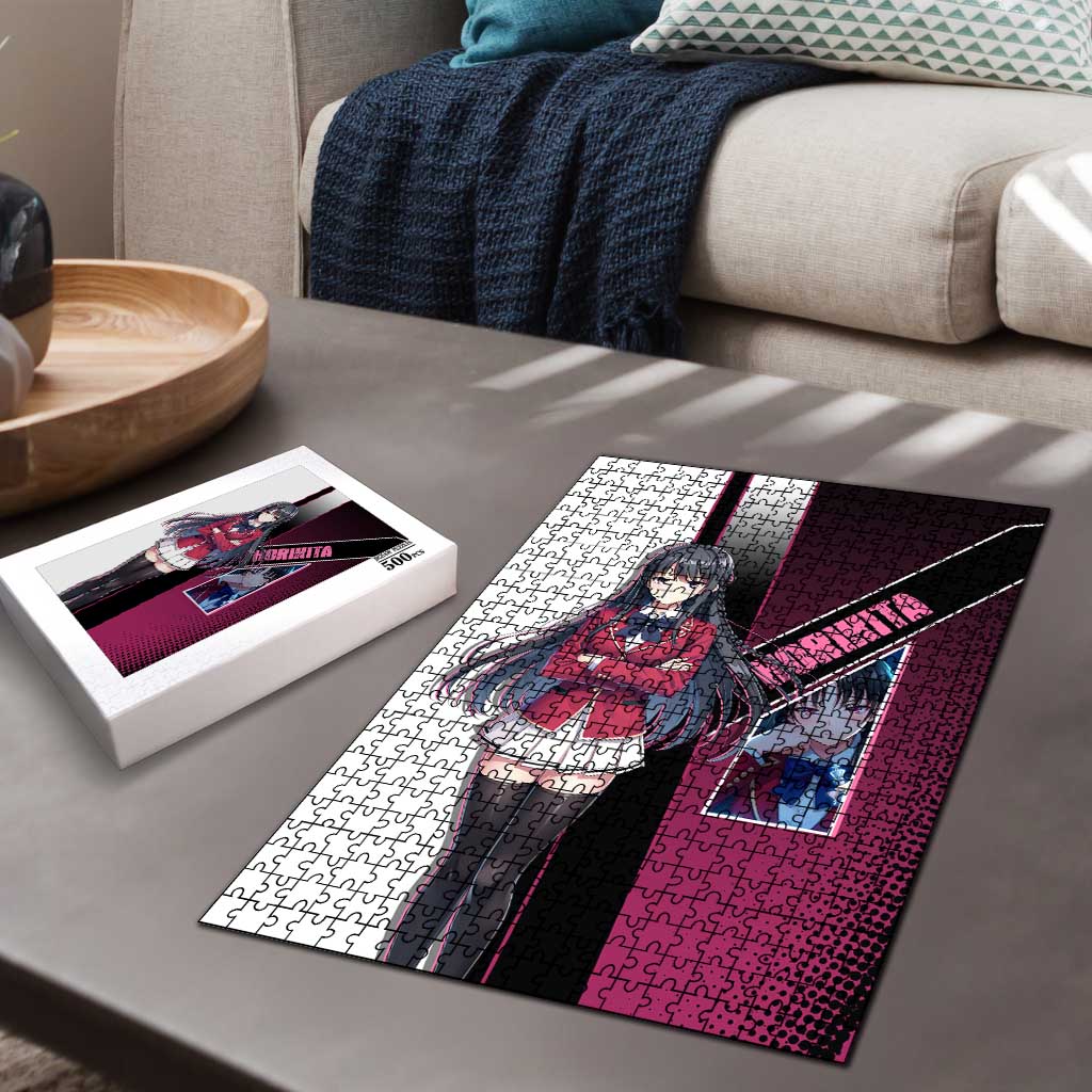 Suzune Horikita Puzzle Elegant School Anime Style