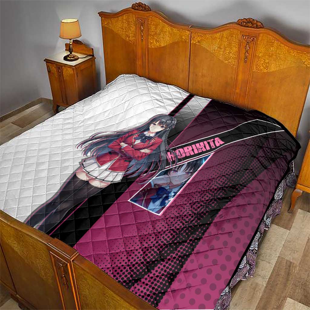 Suzune Horikita Quilt Elegant School Anime Style