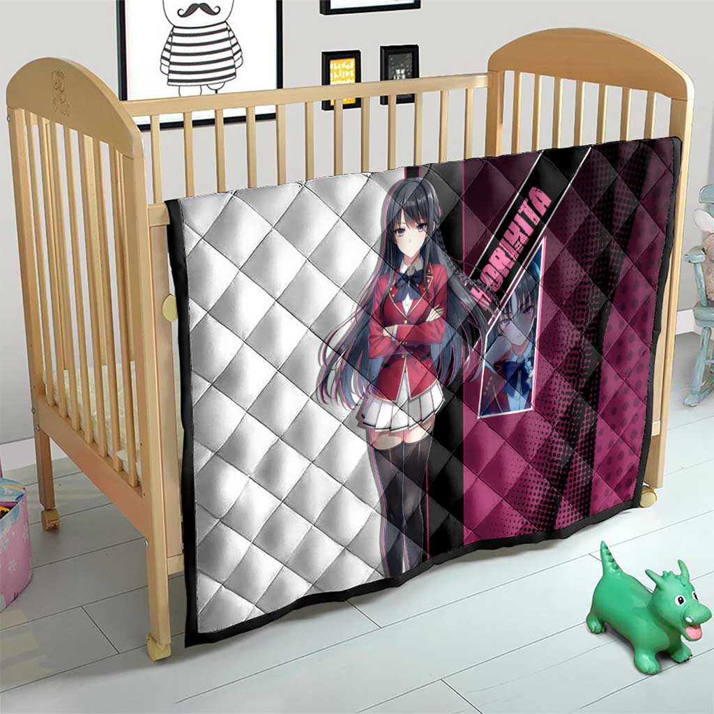 Suzune Horikita Quilt Elegant School Anime Style