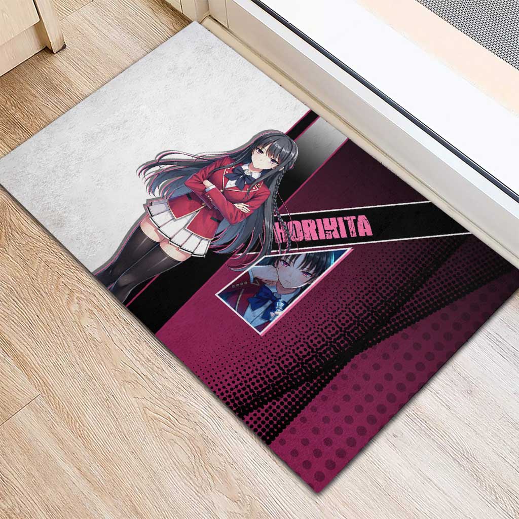 Suzune Horikita Rubber Doormat Elegant School Anime Style