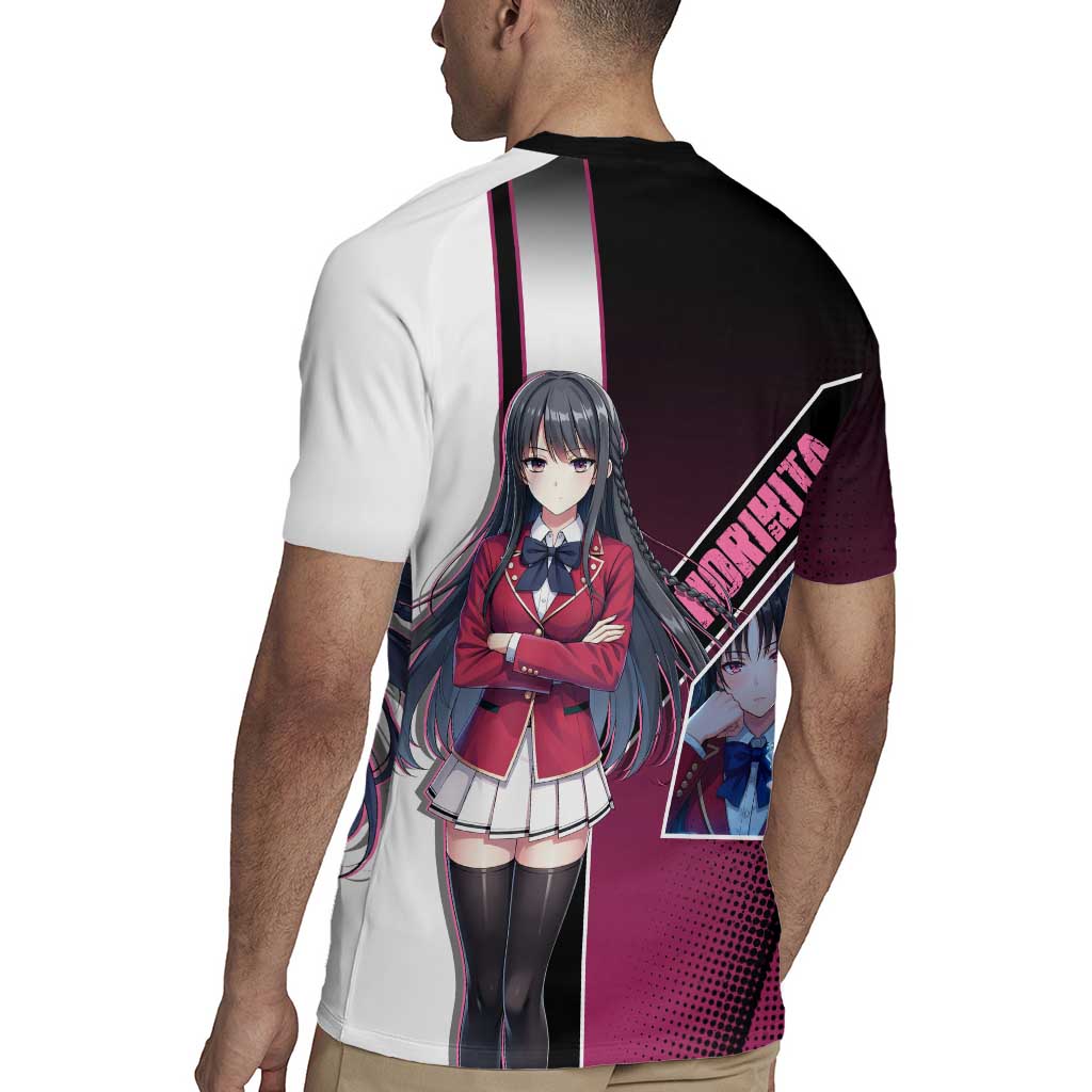 Suzune Horikita Rugby Jersey Elegant School Anime Style
