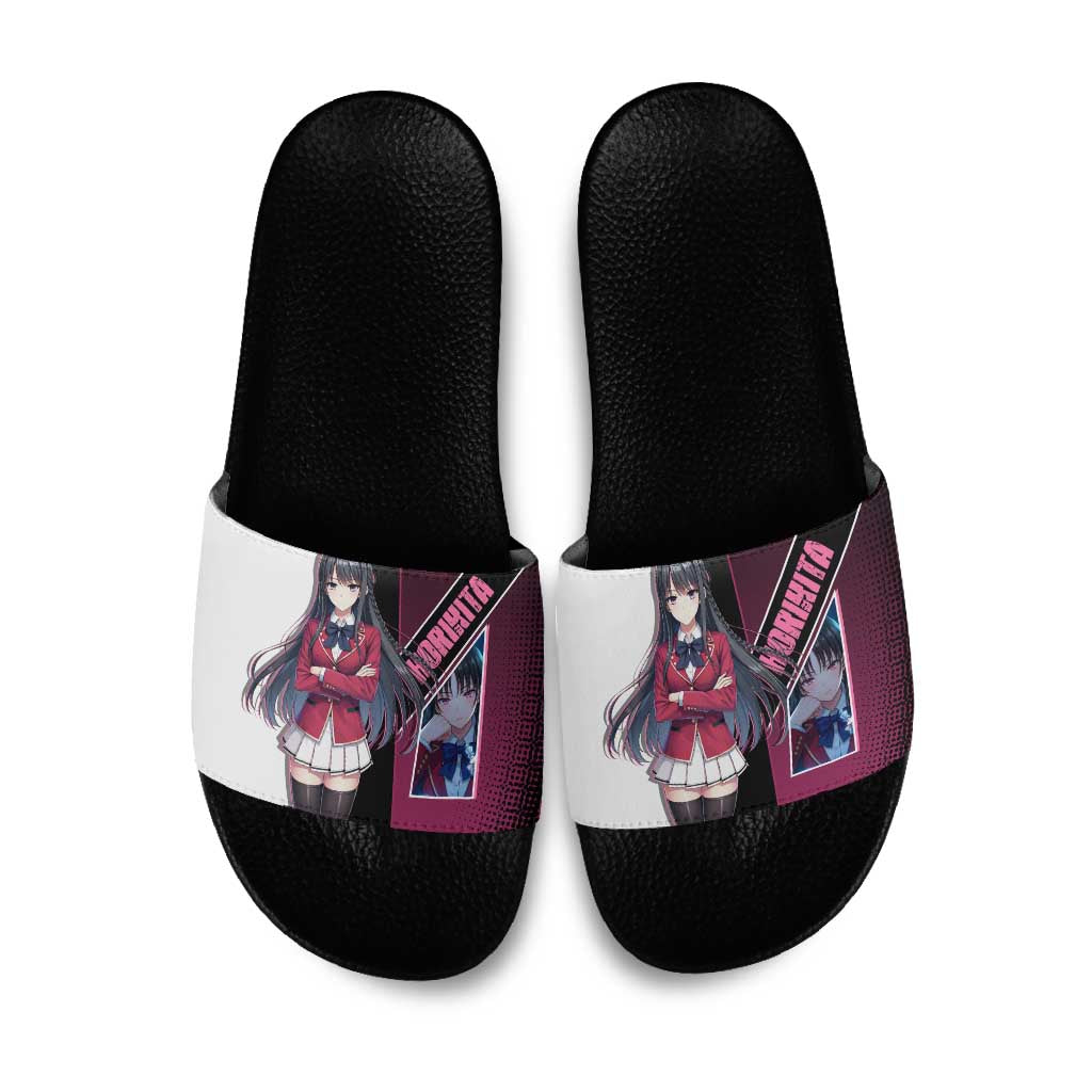 Suzune Horikita Slide Sandals Elegant School Anime Style