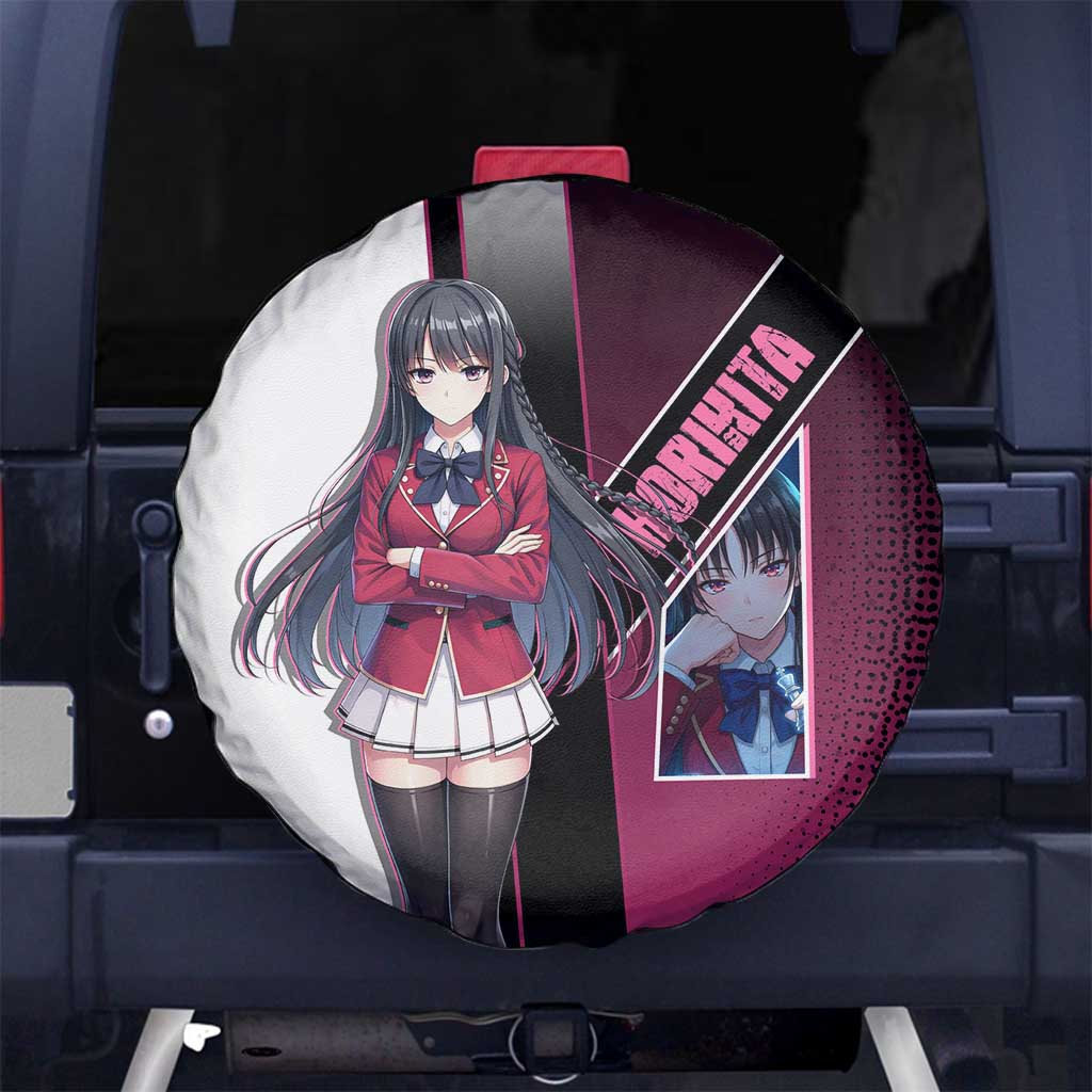 Suzune Horikita Spare Tire Cover Elegant School Anime Style