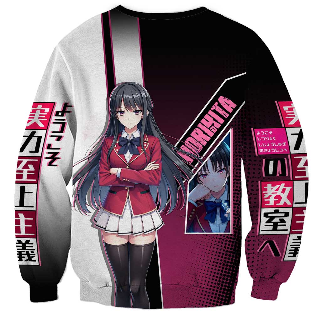 Suzune Horikita Sweatshirt Elegant School Anime Style