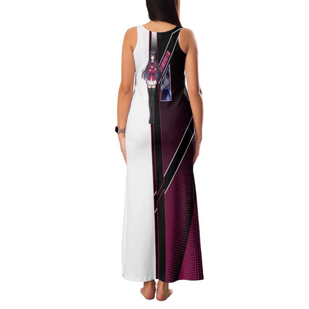 Suzune Horikita Tank Maxi Dress Elegant School Anime Style