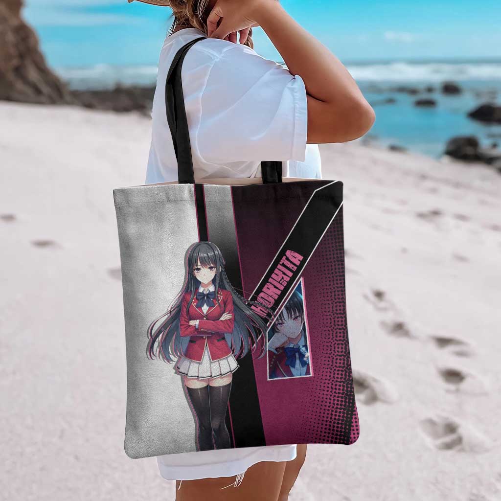 Suzune Horikita Tote Bag Elegant School Anime Style