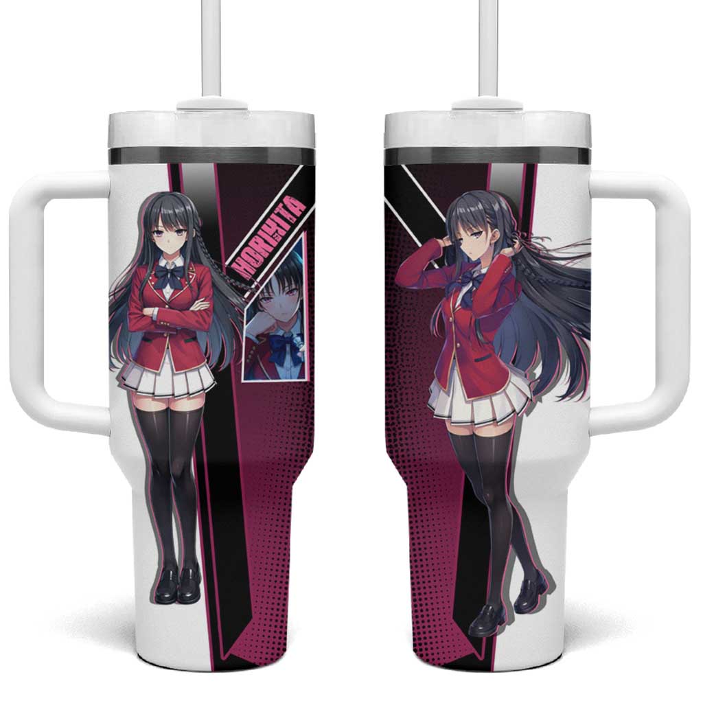 Suzune Horikita Tumbler With Handle Elegant School Anime Style