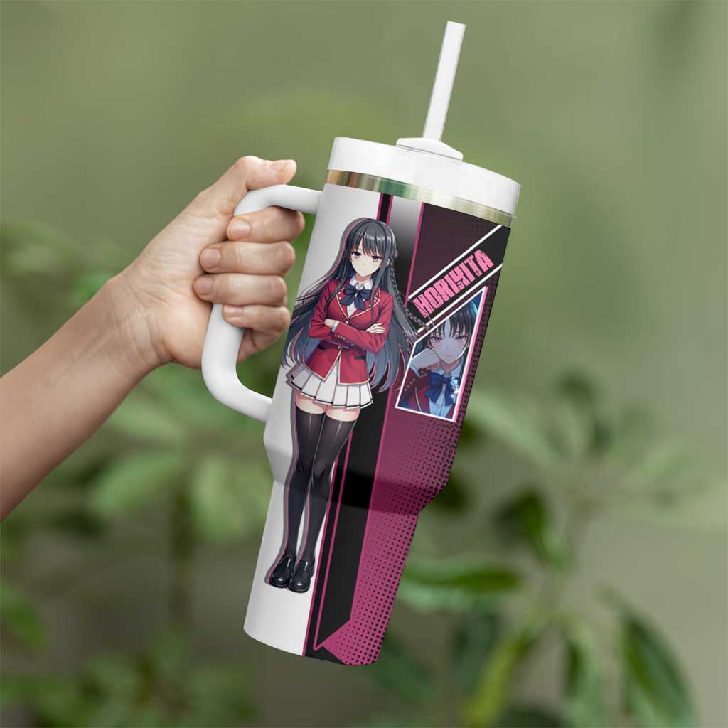 Suzune Horikita Tumbler With Handle Elegant School Anime Style