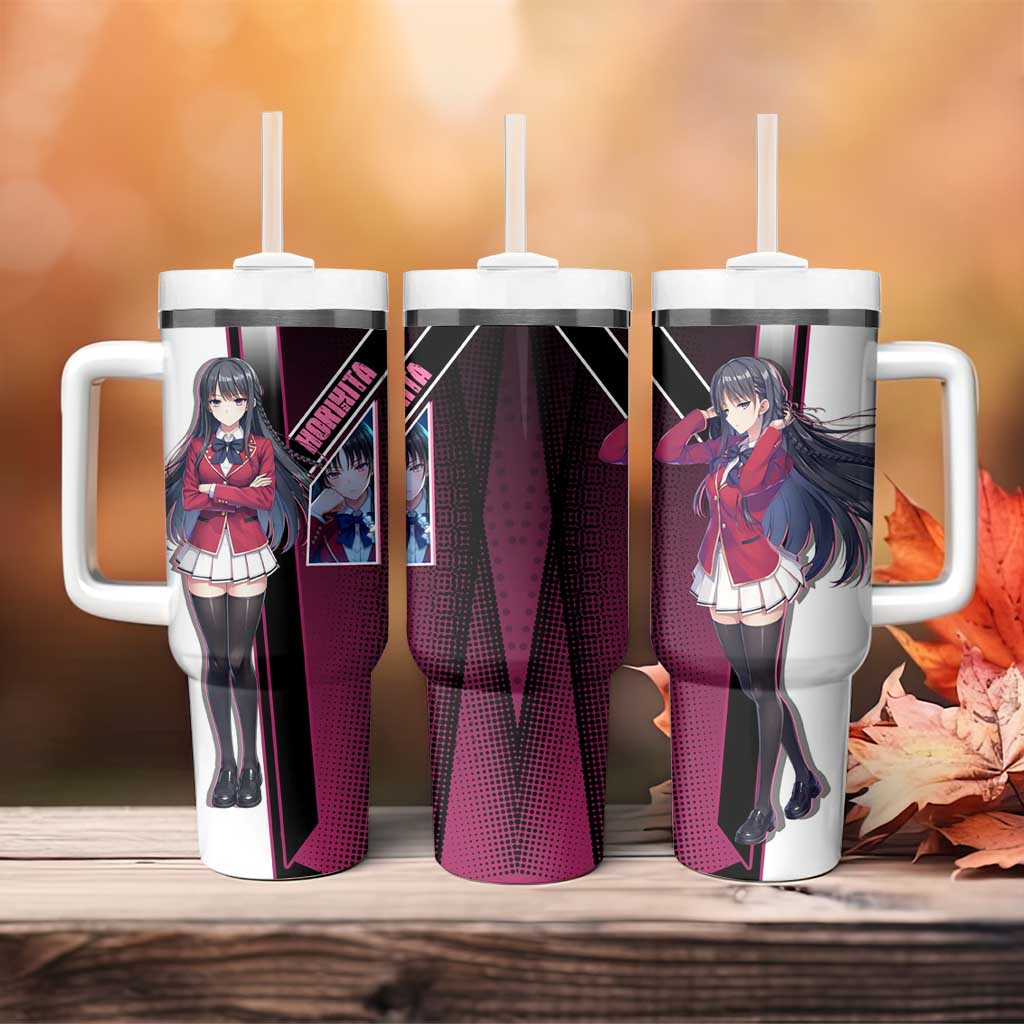 Suzune Horikita Tumbler With Handle Elegant School Anime Style
