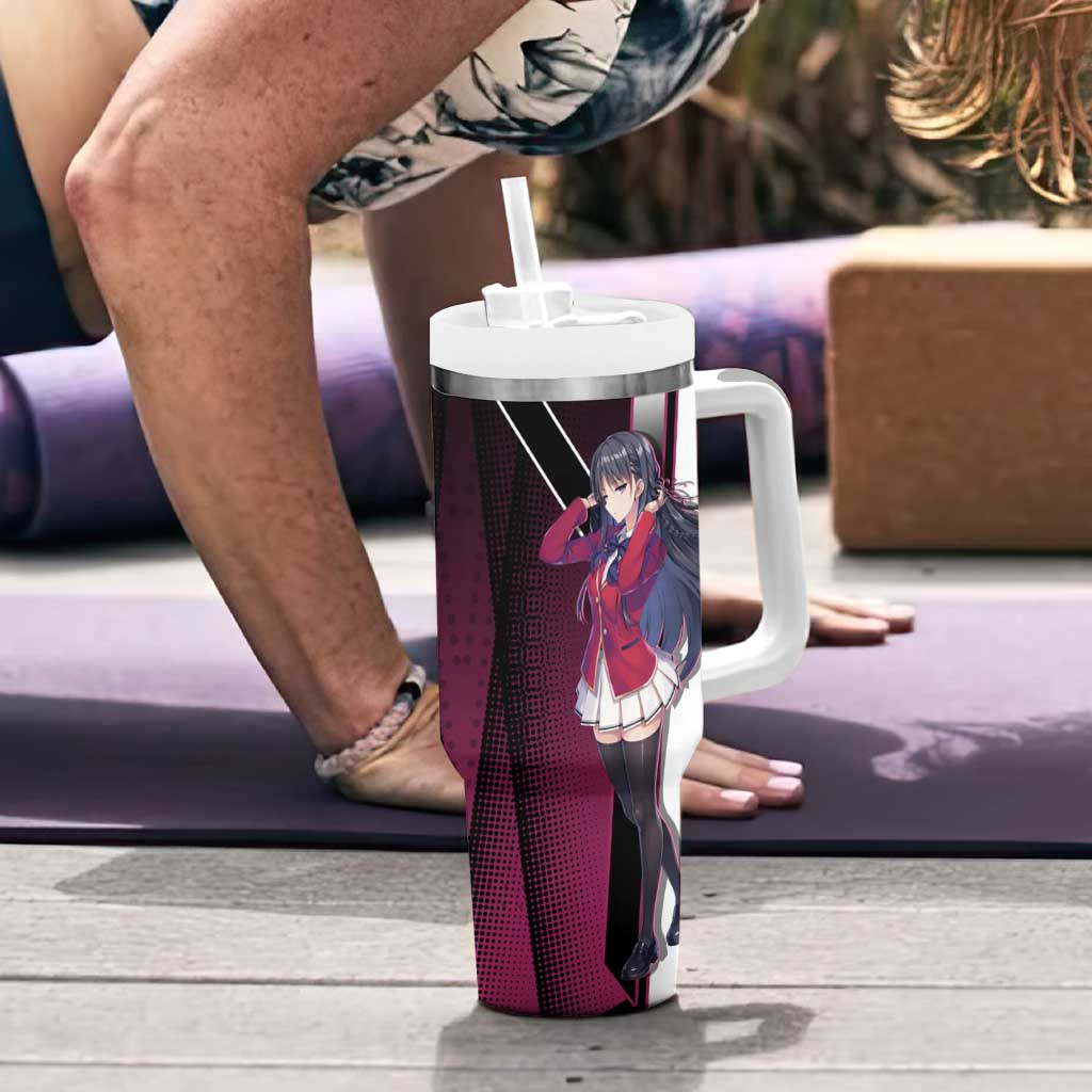 Suzune Horikita Tumbler With Handle Elegant School Anime Style
