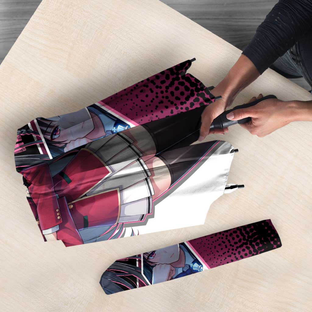 Suzune Horikita Umbrella Elegant School Anime Style