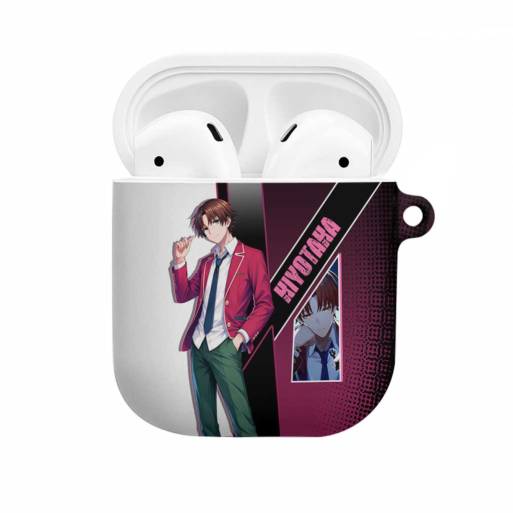 Kiyotaka Ayanokouji AirPods Case Minimalist Strategic Anime Style