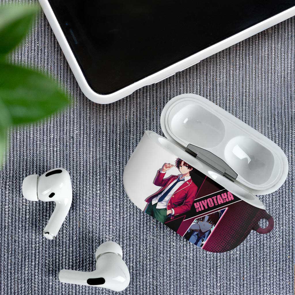 Kiyotaka Ayanokouji AirPods Case Minimalist Strategic Anime Style