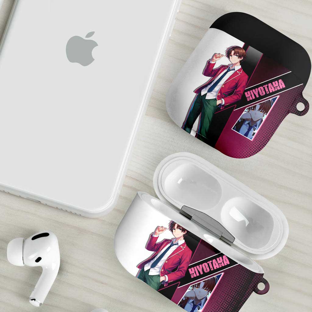 Kiyotaka Ayanokouji AirPods Case Minimalist Strategic Anime Style