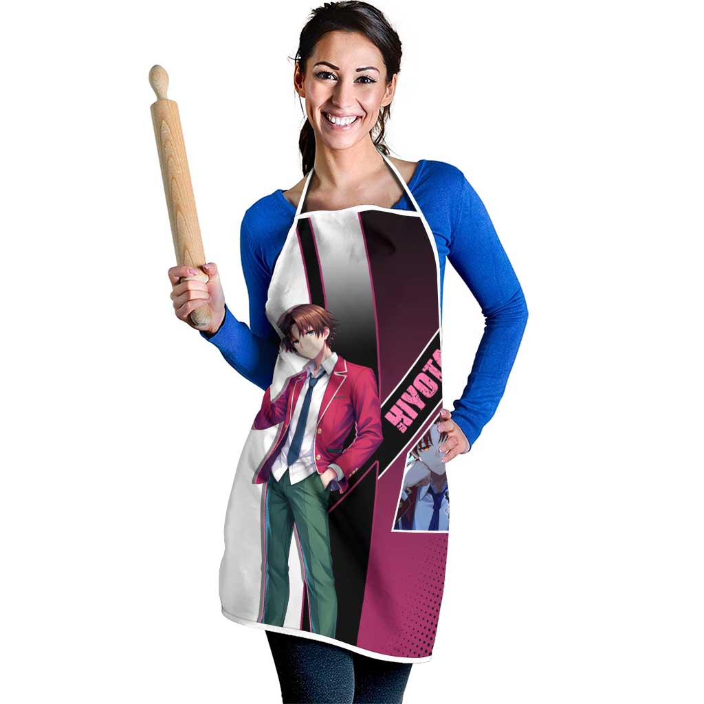 Kiyotaka Ayanokouji Apron Minimalist Strategic Anime Style