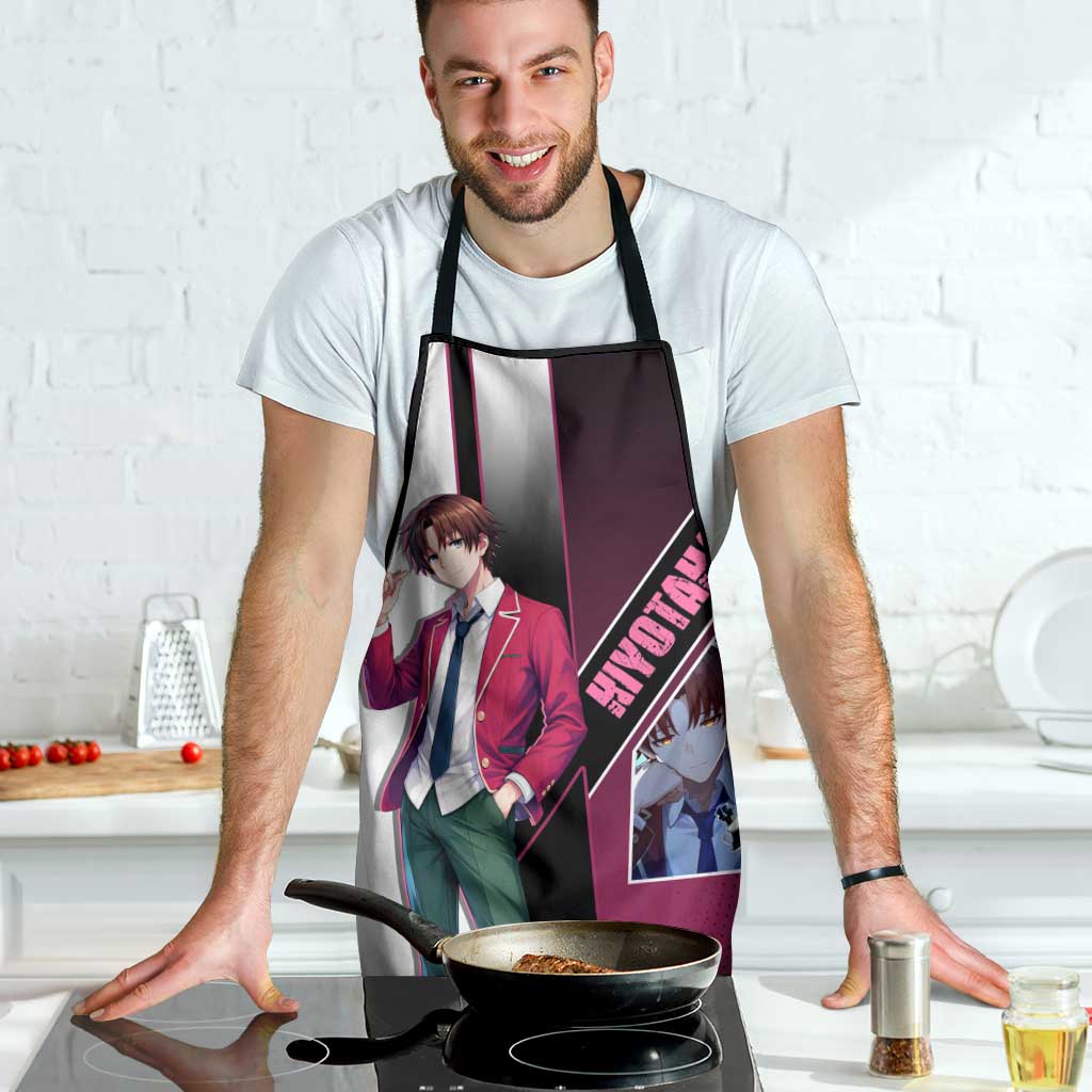 Kiyotaka Ayanokouji Apron Minimalist Strategic Anime Style