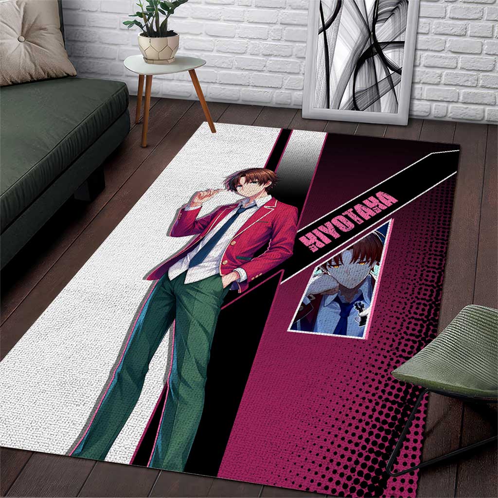 Kiyotaka Ayanokouji Area Rug Minimalist Strategic Anime Style
