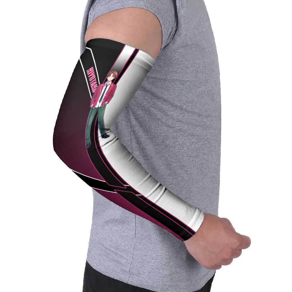 Kiyotaka Ayanokouji Arm Sleeves Minimalist Strategic Anime Style