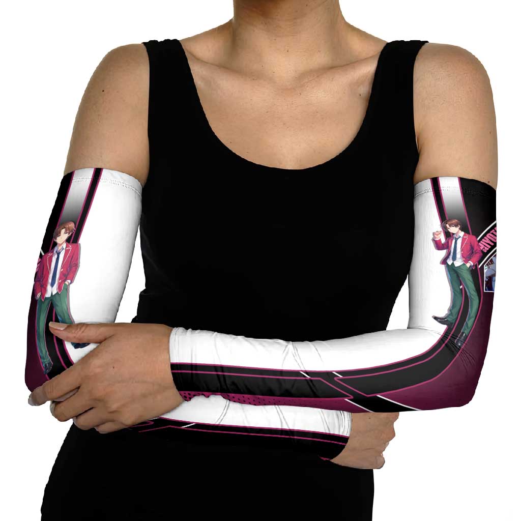 Kiyotaka Ayanokouji Arm Sleeves Minimalist Strategic Anime Style