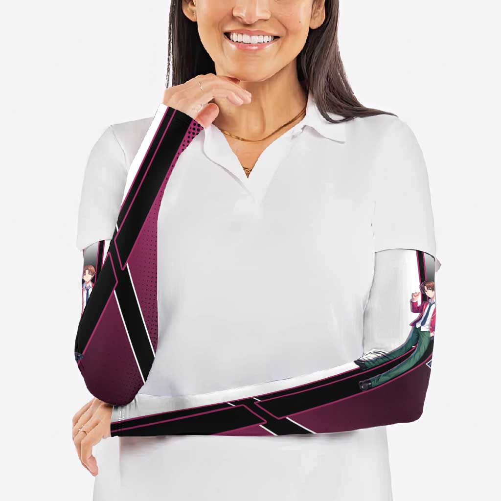 Kiyotaka Ayanokouji Arm Sleeves Minimalist Strategic Anime Style