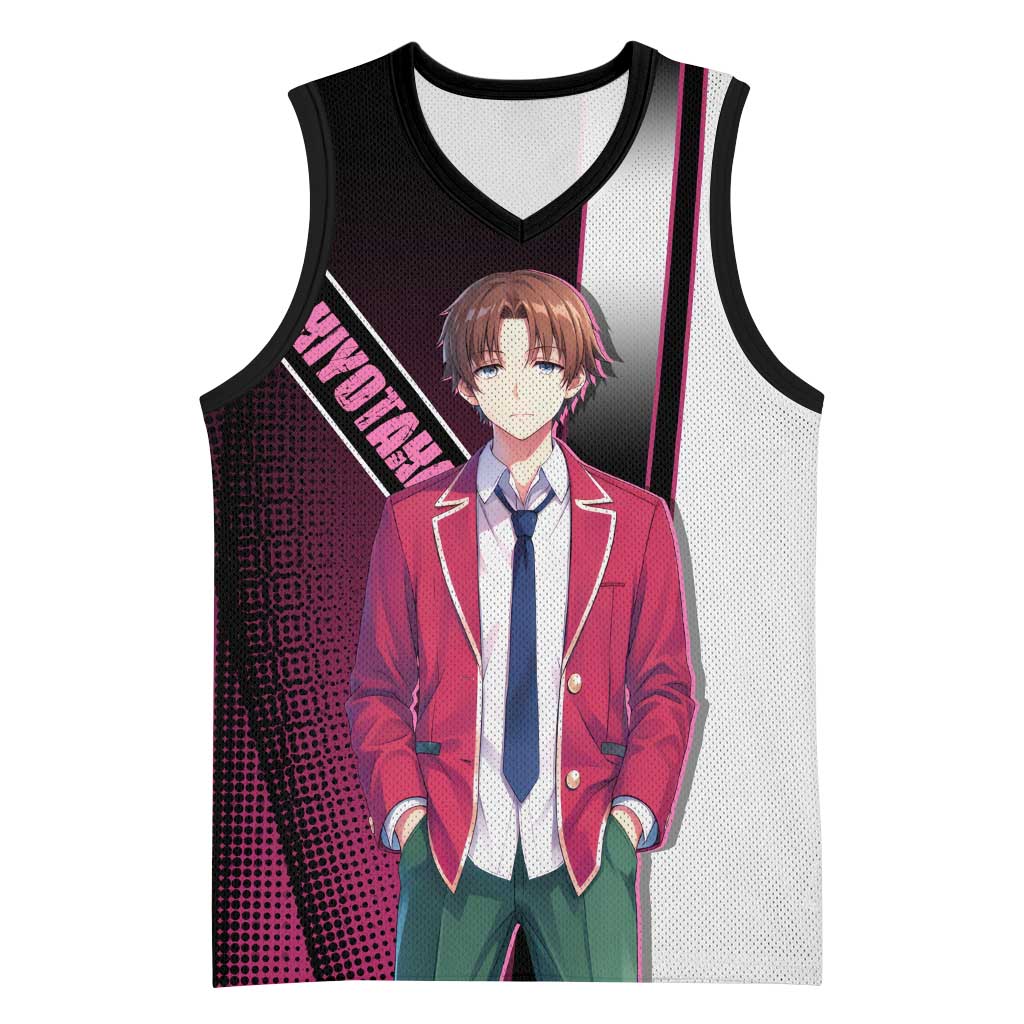 Kiyotaka Ayanokouji Basketball Jersey Minimalist Strategic Anime Style