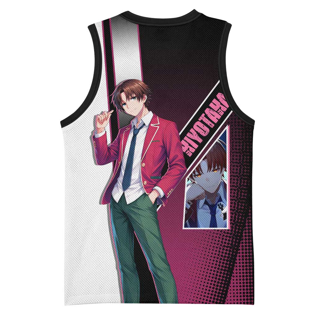 Kiyotaka Ayanokouji Basketball Jersey Minimalist Strategic Anime Style