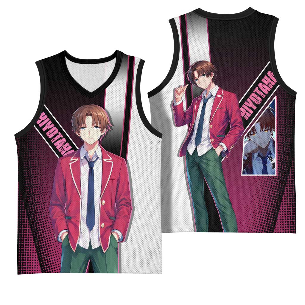 Kiyotaka Ayanokouji Basketball Jersey Minimalist Strategic Anime Style