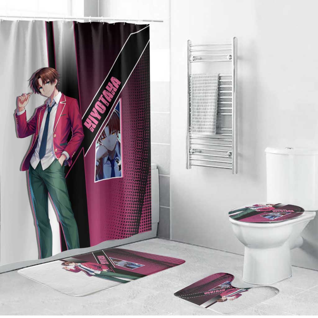 Kiyotaka Ayanokouji Bathroom Set Minimalist Strategic Anime Style