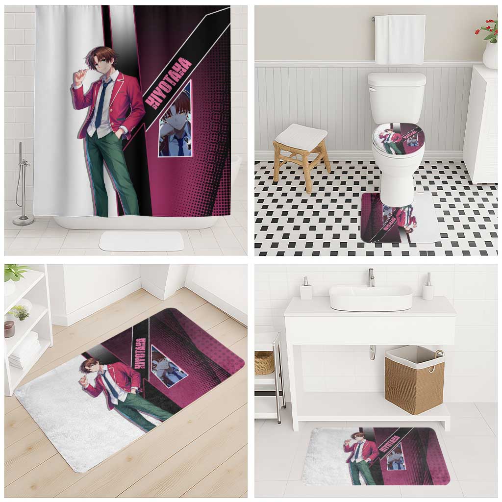 Kiyotaka Ayanokouji Bathroom Set Minimalist Strategic Anime Style