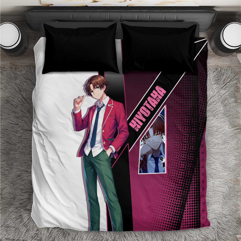 Kiyotaka Ayanokouji Bedding Set Minimalist Strategic Anime Style