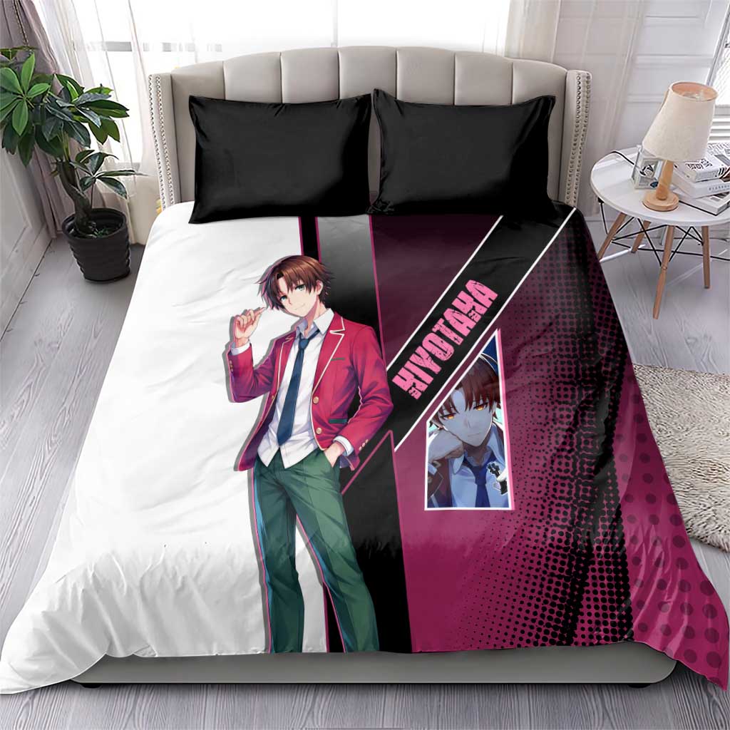 Kiyotaka Ayanokouji Bedding Set Minimalist Strategic Anime Style