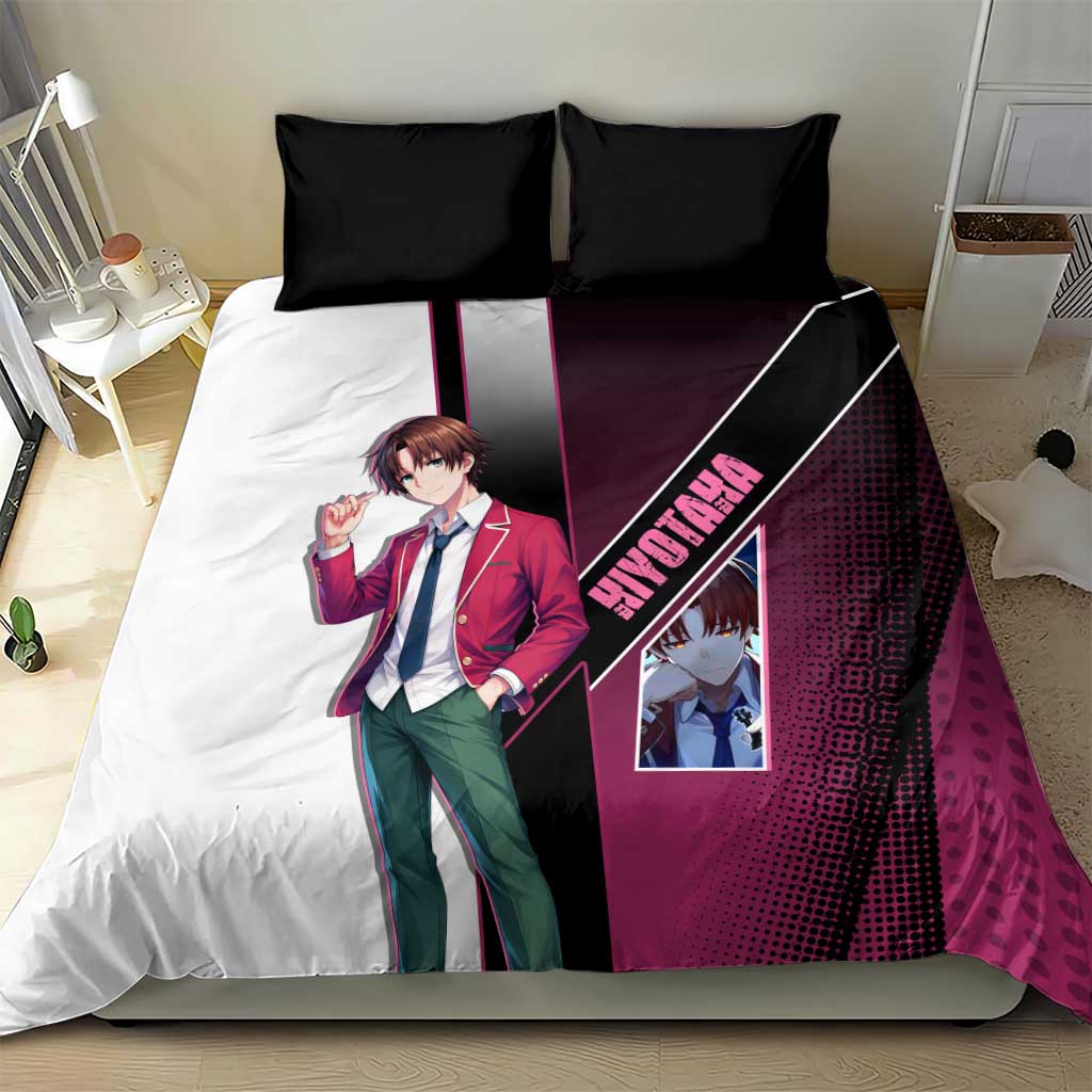 Kiyotaka Ayanokouji Bedding Set Minimalist Strategic Anime Style