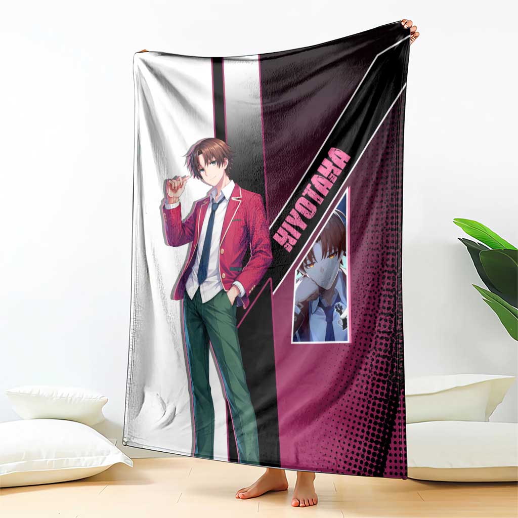 Kiyotaka Ayanokouji Blanket Minimalist Strategic Anime Style
