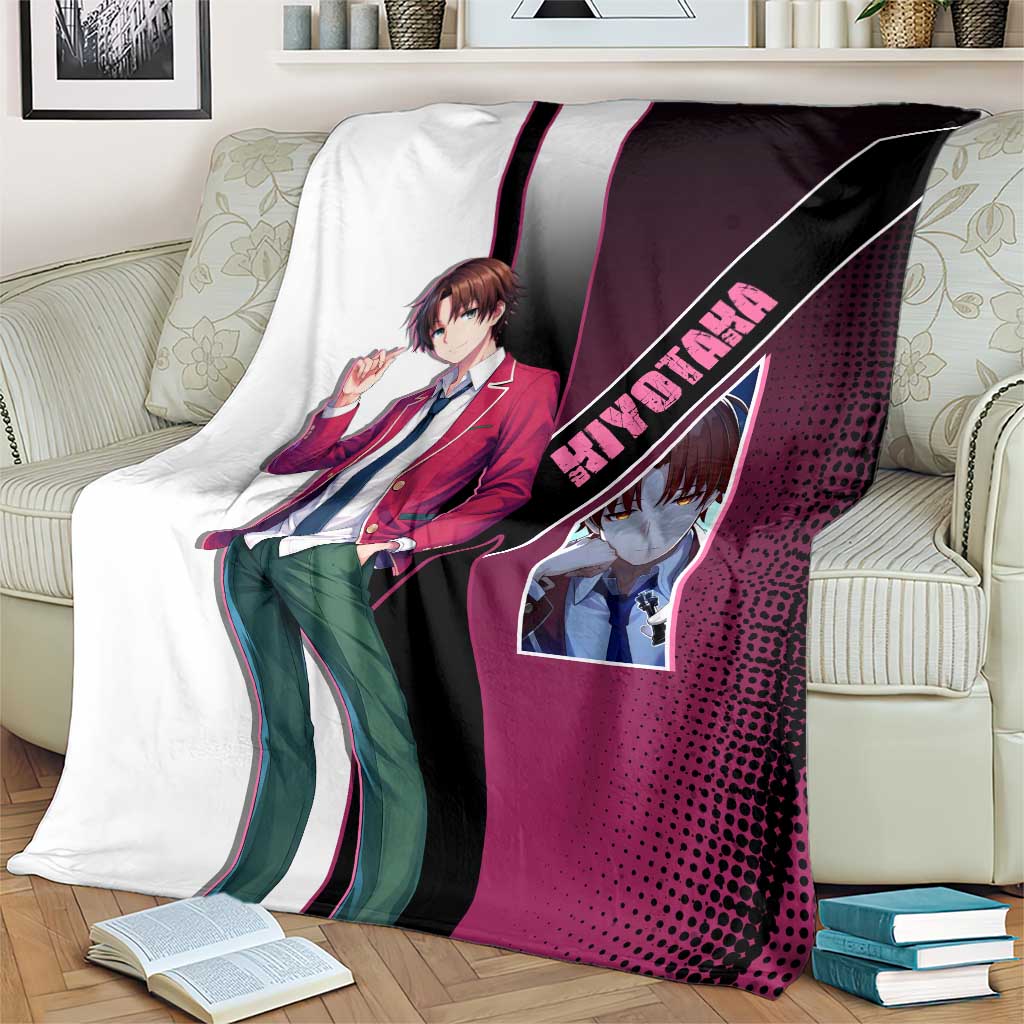 Kiyotaka Ayanokouji Blanket Minimalist Strategic Anime Style