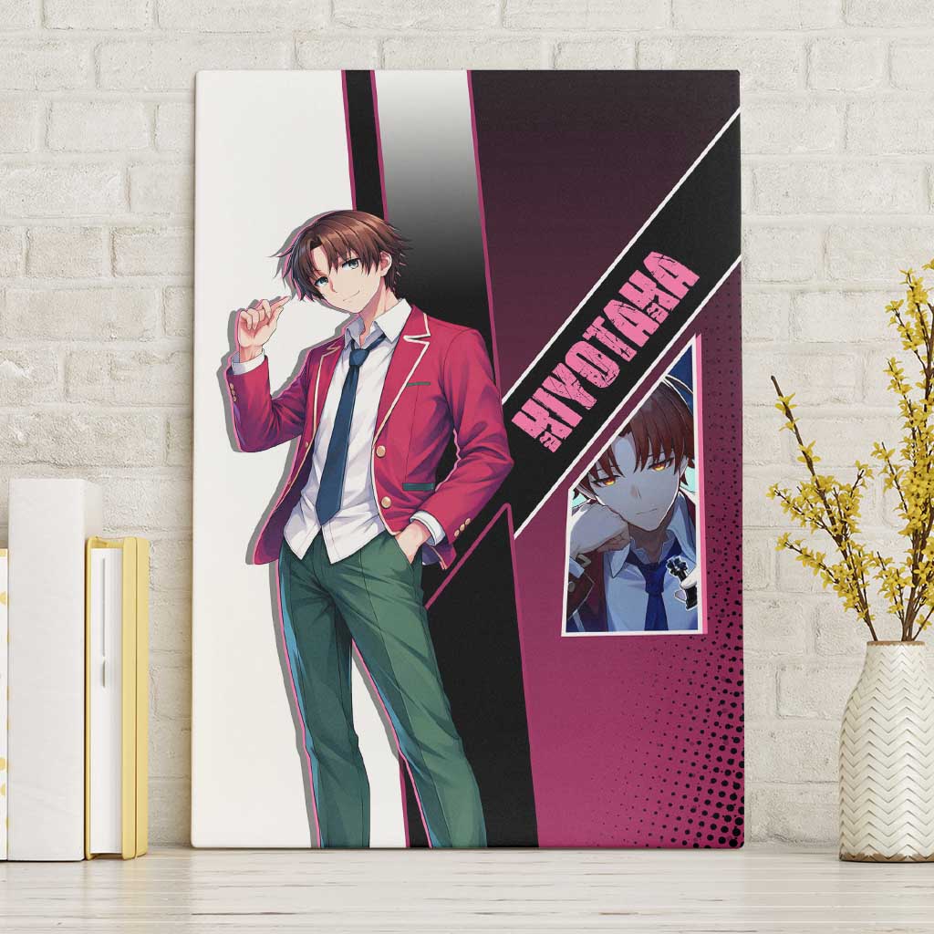 Kiyotaka Ayanokouji Canvas Wall Art Minimalist Strategic Anime Style