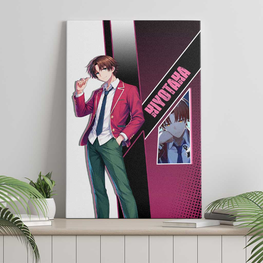 Kiyotaka Ayanokouji Canvas Wall Art Minimalist Strategic Anime Style