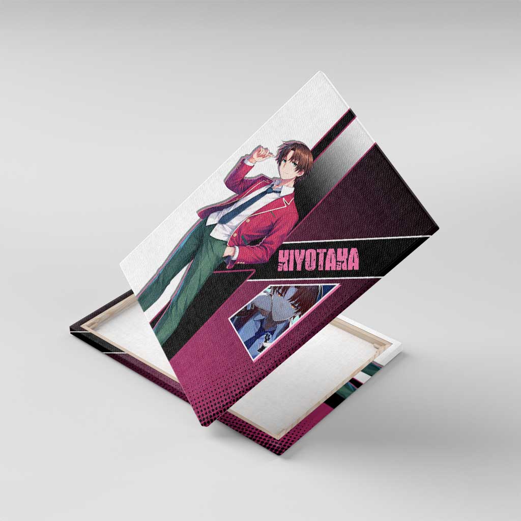 Kiyotaka Ayanokouji Canvas Wall Art Minimalist Strategic Anime Style